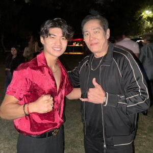 Yuji Okumoto Instagram - More pictures from the Cobra Kai Season 6 Premiere and afterparty with some of the cast. Be sure to check out Part 1! @cobrakaiseries @netflix #cobrakai #cobrakaiseason6 #chozen #premiere #redcarpet