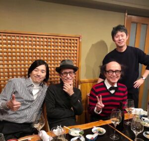 Yukihiro Takahashi Instagram - 検査後、別に結果がそれ程良くなくとも、夜はファッションの皆さんとの語らい。色々有りますね。心が柔らかくなります。

＃祐真君
#すずきさん 
＃soichiro#soe 
#美味しいご飯