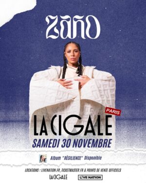 Zaho Instagram - ANNONCE / @zahonline fait son grand retour ! Retrouvez-la pour un concert unique le samedi 30 novembre à la Cigale 💫

Prévente Live Nation jeudi 4 juillet à 10h
Mise en vente générale vendredi 5 juillet à 10h

🎫 lien en bio