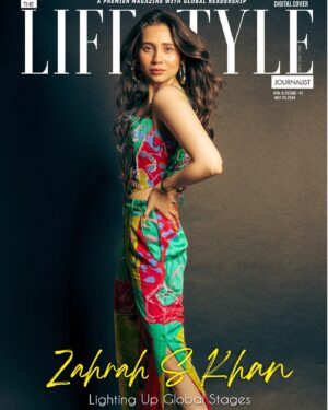 Zara Khan Instagram - Lighting Up Global Stages : @zarakhan (Zahrah S Khan)
On the cover of The Lifestyle Journalist Magazine July Digital Edition 2024
Editor: @nehamiglani11
Creative Director: @ankurvadhera 
Styled by: @hitendrakapopara 
Styling asstistant: . sarina & shikha 
Outfit: @advait_in 
Jewellery: @kushalsfashionjewellery
Shot by:@harshphotography11
Hair by: @ashisbogi
Makeup by: @safasheikhbeauty
Zahrah's team: @candidly_ish
Publicist: 
@idhyahmedia @sanchitatrivedi
Co-ordinated by: @nadiiaamalik