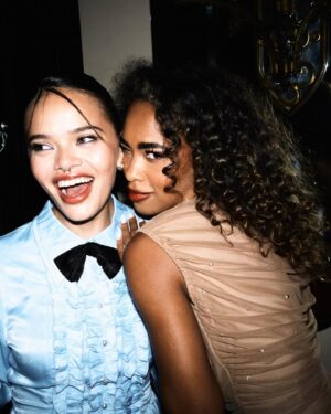 Zaria Instagram - Wonderin if @myleshendrik takes a picture while you tell a @prettylittleliars a secret if it makes friends??? @kaytranada 

👗 : @normakamali @lidowarchive 👠 @bottegavenetaworld