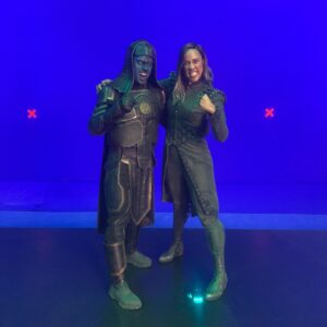 Zawe Ashton Instagram - Team Marvel-ous.

The Marvels is now *on digital!*! Our movie release landed smack bang in the middle of the strike and so there hasn’t been ample opportunity to thank the people who TRULY make these films what they are - stunt teams, visual FX, hair, make up, wardrobe, prosthetics, trainers, PA’s, technicians of every kind, camera operators, medical staff, gaffers, superhero boot makers, the person who blows a leaf blower in your face for amazing wind in the hair shots - the list really does go on! We’ve all sat through the credits of these films and it’s like watching a second movie in itself. It takes an enormous village.

I want to thank you all, Team Marvels, for the most incredible experience. I will continue to shout you out! I don’t have tags for all of you yet, but will keep adding! You all deserve your recognition, you were just the best to work with. To my stunt team, make up, hair and wardrobe HEROS especially - you carried me through this and I will be forever grateful.

Enjoy these brilliant folks’ work! 💫

#TheMarvels #DarBenn