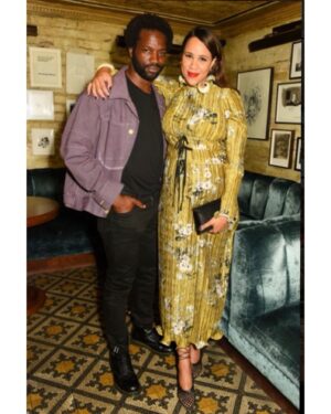 Zawe Ashton Instagram - All is forgiven.

With the most eligible @sopedirisu at the special screening of Mr Malcolm’s List.
Bitter rivals on screen, true allies off! 
He is THE catch of the season in this movie!

IN CINEMAS tomorrow Aug 26th!

Photo dumps imminent…

#mrmalcolmslist 💗📝