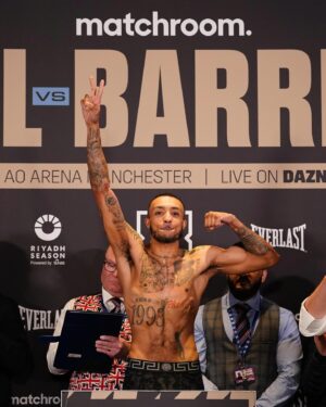 Zelfa Barrett Instagram - Weigh In Done..1 Days 🫡😤⚡️