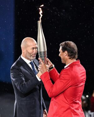 Zinédine Zidane Instagram - Moment magique et inoubliable ✨
Merci ! 🇫🇷
#Paris2024 #tonyestanguet