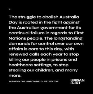 Zoe Terakes Instagram - March. Protest. Donate. Abolish the date, the state, the cops, the prisons. Abolish Australia. White Australia, we got fuckin nothing to be proud of anyway. Always was, always will be Aboriginal Land.