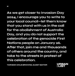 Zoe Terakes Instagram - March. Protest. Donate. Abolish the date, the state, the cops, the prisons. Abolish Australia. White Australia, we got fuckin nothing to be proud of anyway. Always was, always will be Aboriginal Land.