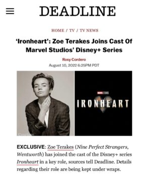 Zoe Terakes Instagram - unbelievably stoked. this one’s for the trans guys n girls n theys 🫀🫀🫀🫀 so much love. @marvelstudios