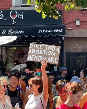 Zoe Terakes Instagram - Here’s some NYC Pride joy, before it all got really shit. Thousands of queer and trans people all gathered in a packed Washington Square park; celebrating the fuck out of each other, loving on each other so hard. Then people started running. Then we heard what sounded like gunshots. A few of them. We ran for our lives. People got trampled on, people were bleeding, crying, screaming. People just kept yelling, “Shooter! There’s a shooter!” I ran to the nearest building and hid in a janitors closet for two hours with 4 strangers cos I lost all my friends in the masses. Turns out some cunt stood in the middle of the park and fired fireworks at people. AT people. Hurt people. I’m grateful it wasn’t a gun, but how fucked is that sentence? This was a scare tactic. And it was successful. It was a completely devastating reminder of just how much queer and trans people in this country are fearing for their lives. How constantly on edge everyone feels. How fucking unsafe this place is. That there are now ‘shooting scares.’ I’d never felt so much euphoria as I did on Sunday. Never felt more myself. I cried tears of belonging. I’ve also never felt so terrified as I did on Sunday. I didn’t know if the people I loved were alive and vis versa. Shit was fucking traumatic. And I’m so fucking tired of this fear that is woven so tightly into the fabric of queer life. I’m so fucking tired of feeling like no joy comes for free, that there’s a catch, that we’ll have to pay for it somehow. Because, more often than not, we do. And it breaks my fucking heart. It breaks my fucking heart.