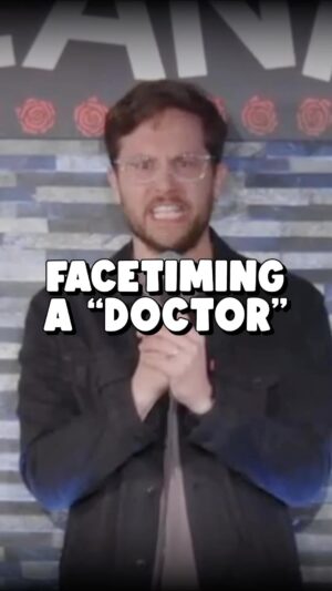 Zoltan Kaszas Instagram - FaceTiming a doctor for my Stye 👁️

#telehealth #medical #stye #doctor #standupcomedy