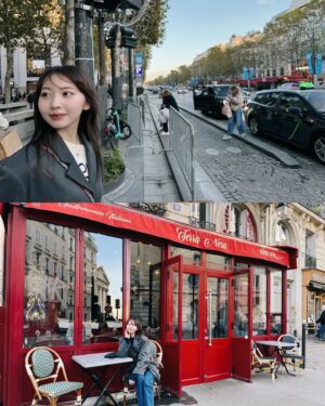 mako Instagram - Parisの思い出🇫🇷ﾗｽﾄ✈
この旅行の中で1番楽しみにしてたので気合い入れていったんですけど
なんか凄い嵐の日にぶち当たって風も雨も凄かった☺️(大雨女)(また？)
けど人生で1回は見てみたかったオランジュリー美術館の睡蓮とルーブル美術館に行けて心から満足。お土産で壁に飾る用のパネルも購入🪷
いつかこれを寝室に飾るんだ〜
あと楽しかったのは「エミリーパリへ行く」のロケ地巡り！
ガブリエルのレストランのパスタめちゃくちゃ美味しかった。
あと美味しかったものと言えば、クロワッサン…！と
Da Rosaで売ってるレーズンチョコ！家族にもお土産で渡した💃
パリは美しいものに溢れた素敵な国で本当に行けてよかったです🎗