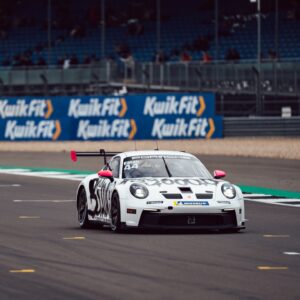 Abbie Eaton Instagram - POLE POSITION! 1️⃣

So pleased to be able to put the #FATLivery car on pole for Silverstone, and to be the first female in Porsche Carrera Cup history to put it on overall pole 😁

Tomorrow is looking like a pretty wet day so let’s see what she’s like in the rain ☔️ 

Thank you to everyone involved in the journey 🙏🏻

LFG! 

#Silverstone #PCCGB #PolePosition #FATLivery