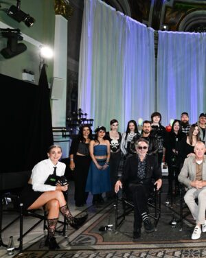 Abby Roberts Instagram - if you’d have told 10 year old abby she’d get to go to the @beetlejuicemovie premiere i’m pretty sure she’d be screaming crying throwing up, i can’t believe i was so lucky to be invited to watch the new beetlejuice movie & take part in a bunch of activities including meeting my favourite director of all time 🥹 my inner child is so happy thank you @warnerbrosuk for making my wildest dreams come true🖤🪲