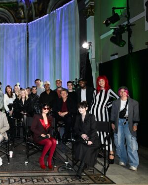 Abby Roberts Instagram - if you’d have told 10 year old abby she’d get to go to the @beetlejuicemovie premiere i’m pretty sure she’d be screaming crying throwing up, i can’t believe i was so lucky to be invited to watch the new beetlejuice movie & take part in a bunch of activities including meeting my favourite director of all time 🥹 my inner child is so happy thank you @warnerbrosuk for making my wildest dreams come true🖤🪲