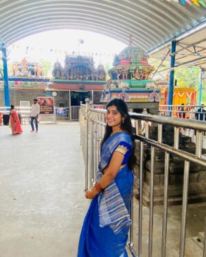 Abi Navya Instagram - 💙💙💙💙divine love 

#love#temple#thiruverkad