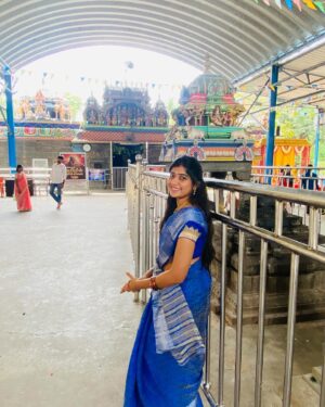 Abi Navya Instagram - 💙💙💙💙divine love 

#love#temple#thiruverkad