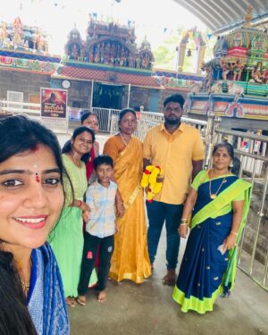 Abi Navya Instagram - 💙💙💙💙divine love 

#love#temple#thiruverkad