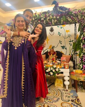 Aditi Singh Sharma Instagram - Ganpati Bappa Morya ❤️🙏

#ganeshchaturthi
