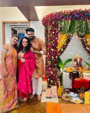 Aditi Singh Sharma Instagram - Ganpati Bappa Morya ❤️🙏

#ganeshchaturthi