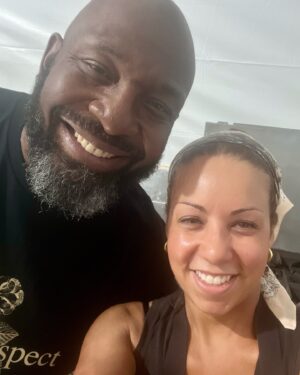 Adrienne Cheatham Instagram - My heart is so full. The Family Reunion @salamanderresort is the absolute best weekend of the summer. So much love, so many friends, and suuuuch amazing food. Thank you @chefkwameonwuachi and @officialsheilajohnson for sprinkling this magic on all of our hearts 🥰✨

This will require another post to capture all of the special moments with these amazing humans, but for now here’s a few highlights 🤗 (including the Creole Shrimp Toast with Lime Aioli and Herb salad I served Friday night) 

#thefamilyreunion #family #foodfestival #chef