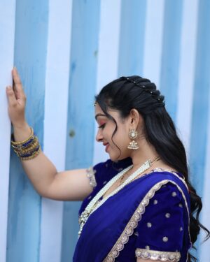 Aishwarya Pisse Instagram - Outfit🥻: @dharshyaboutique 
Hairstyle n draping: @hairstylesworld_by_likhitha