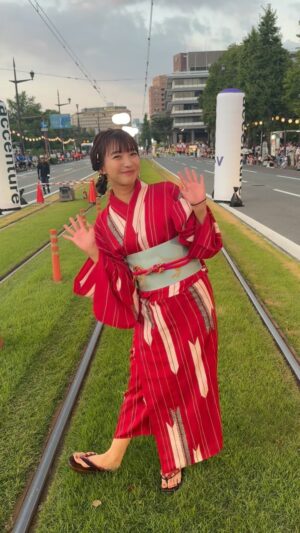 Akane Sakanoue Instagram - 👘
#火の国まつり