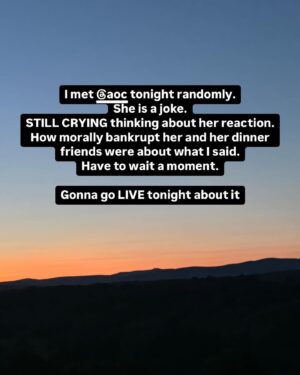 Alexa Nikolas Instagram - @aoc EAT PREDATORS