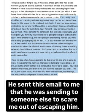 Alexa Nikolas Instagram - 💋In case anyone was ever wondering…First slide is her defamatory Instagram story on her page about me caring about a gen0c!d3 and just go on and scroll through some of my trauma that now I have to for my own integrity repost.