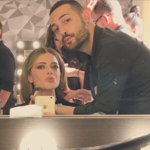 Alexandra Dinu Instagram - Thanks to my dear friend @massimoserini and his amazing team for the best make up and hair. 😘 @iamemanueleromano