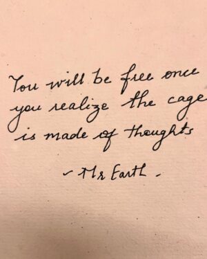 Ambyr Childers Instagram - You will be free once you realize the cage is made of thoughts. 💭 ❤️