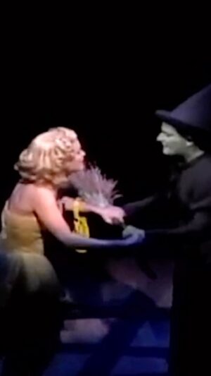 Ana Gasteyer Instagram - It is just heaven to be back on Broadway in @mattressmusical - someone sent this OG #Wicked bootleg of Defying Gravity with my darling Ginda @katereinders so young! So green! 💚💚💚🤣
