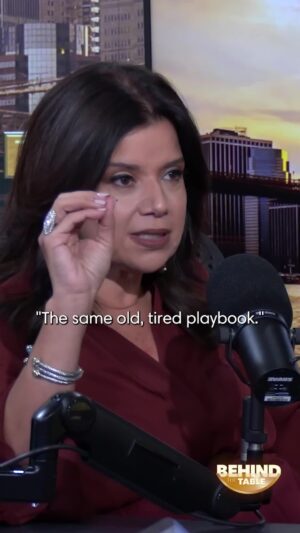 Ana Navarro Instagram - On our podcast: "Instead of uplifting Americans... [Trump is] trying to win based on hate and division and bigotry and discrimination," @AnaNavarroFL says. Link in bio to listen to today's #BehindTheTable.