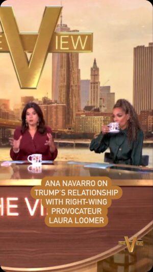 Ana Navarro Instagram - @ananavarrofl: “She may not be officially working for the campaign, but make no mistake, this woman is a racist and she has access to Donald Trump. And the reason he’s got racists around him is because Donald Trump is a racist.”
