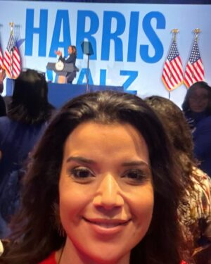 Ana Navarro Instagram - Got to watch our girl, @kamalaharris in action, today. I so ❤️’d something she said: we are not as much fighting against something, as we are fighting FOR something. We are fighting for opportunity. We are fighting for freedom. We are fighting for our values. 🇺🇸🇺🇸🇺🇸