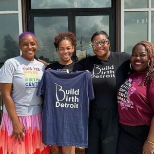 Angela Lewis Instagram - I went to visit the first and only black owned birth center in Detroit, @birthdetroit and I was blown away by the love that is the driving force behind all the work that these ladies are putting into this space. It is BEAUTIFUL!!! They are beautiful. Birth Detroit is here. You can get their services right now. The doors to the building are opening soon and it is going to be monumental. You can order a t-shirt right now to support! Their T-shirts really do build Birth centers!! And! Just in time for Black Breastfeeding Week, you can sign up for a Breastfeeding class…or tell someone you know who’s pregnant or has questions or needs support! LET’S GOOOOOO!!! #bbw24