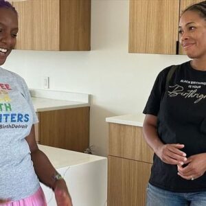 Angela Lewis Instagram - I went to visit the first and only black owned birth center in Detroit, @birthdetroit and I was blown away by the love that is the driving force behind all the work that these ladies are putting into this space. It is BEAUTIFUL!!! They are beautiful. Birth Detroit is here. You can get their services right now. The doors to the building are opening soon and it is going to be monumental. You can order a t-shirt right now to support! Their T-shirts really do build Birth centers!! And! Just in time for Black Breastfeeding Week, you can sign up for a Breastfeeding class…or tell someone you know who’s pregnant or has questions or needs support! LET’S GOOOOOO!!! #bbw24