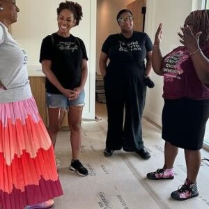 Angela Lewis Instagram - I went to visit the first and only black owned birth center in Detroit, @birthdetroit and I was blown away by the love that is the driving force behind all the work that these ladies are putting into this space. It is BEAUTIFUL!!! They are beautiful. Birth Detroit is here. You can get their services right now. The doors to the building are opening soon and it is going to be monumental. You can order a t-shirt right now to support! Their T-shirts really do build Birth centers!! And! Just in time for Black Breastfeeding Week, you can sign up for a Breastfeeding class…or tell someone you know who’s pregnant or has questions or needs support! LET’S GOOOOOO!!! #bbw24