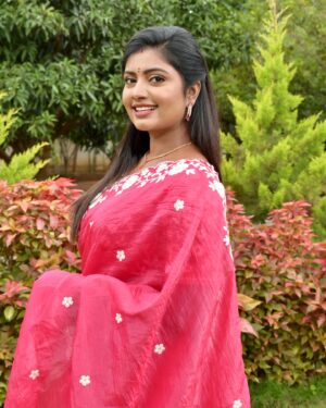 Anjana Srinivas Instagram - 🩷

#anajnasrinivas #sareelove