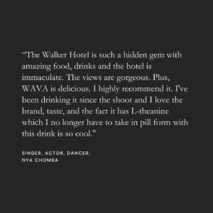 Anjelica Bette Fellini Instagram - Nya for The Artist Stay
Powered by @wavawater