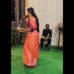 Annabharathi Berchmans Instagram - அன்னபாரதி  பாடகியாக மாறிய தருணம்😝❤🎵
#annabharathi  #singer