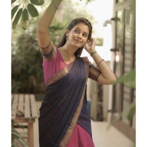 Anusha Hegde Instagram - ⭐️⭐️⭐️⭐️⭐️⭐️
Pc: @camerasenthil 
MUA: @jeevithamakeupartistry 
Outfits: @ivalinmabia.halfsarees 
Organised by: @rrajeshananda