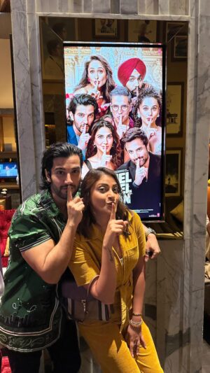 Anushka Ranjan Instagram - Do you know #KhelKhelMein is out now in cinemas and it’s FAAAAAB! Jao aur dekho aur hasso aur @adityaseal ki best scenes mein usse tag karo aur pyaar do❤️