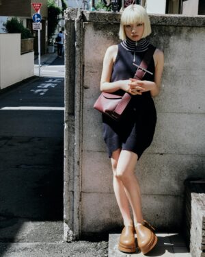 Aoi Yamada Instagram - @alexandermcqueen
photoby @fiiiiiish 
#McQueenSlingBag
#McQueenAW24