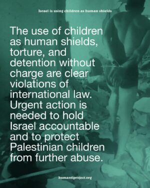 Armeena Khan Instagram - 🚨 Israel is systematically detaining, abusing and torturing Palestinian children 🚨

The civil society group ‘Defense for Children International Palestine’ (DCIP) has released a harrowing report that exposes the systematic detainment, abuse and torture of Palestinian children by Israeli forces. The report highlights severe human rights violations, including the use of children as human shields.

DCIP’s report documents widespread torture and abuse, with thousands of Palestinians, including children, detained without charge since October 7. The testimonies of the children reveal a systematic policy of dehumanisation and violence.

“They insulted us, slapped me on my face, and kicked me in my stomach and waist. I almost died from the beating.” 
Karim, a 12-year-old who was stripped and bound by Israeli forces in Gaza. 
“Then they made us walk in front of bulldozers and tanks in the streets so that the resistance wouldn’t target them.”

Shadi, a 14-year-old boy, described being detained by Israeli forces after they shot into a crowd of Palestinians awaiting food assistance. “They stripped us of our clothes, blindfolded us, tied us up, and beat us over our heads.”

“Dad, I saw death with my own eyes. The soldiers were debating in front of me whether to crush me under the tank chains or let the dogs eat me alive”
13-year-old Shehada

👉 EMAIL YOUR ELECTED OFFICIAL NOW! USE THE FREE TEMPLATE IN @humantiproject’s bio or visit HumantiProject.org 👈