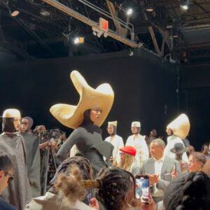 Arsema Thomas Instagram - Could you tell it was my first NYFW? 

Thank you to @braylendion for the portrait! @theophilio @melittabaumeister @gugubygugu @manthe.ribane @africanfashioncouncil @katebarton for inviting me. It is an honor and privilege to get to support African, sustainable and/or emerging designers always. 

Thank you @marieclairemag and @nikkiogun for inviting me and @chipsheridan to celebrate love and 30 years of NYFW with you xx

And always thanks to my support team of @toyeadedipe for styling me and @kymberberry for face beat and @imprintpr for it all. 

@chipsheridan is a menace. 

#nyfw