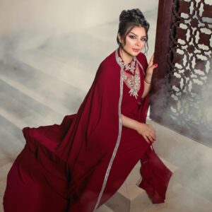 Aseel Hameem Instagram - افراح احد العوائل الكريمه 👰‍♀️🤵‍♂️💍

كل الشكر لاهل العروس واهل العريس على لطفهم الله يبارك لهم ويسعدهم دامت افراحكم 💕

Styled by @ziadalsaleh 
Dress by the amazing @styleme.2019 
Photo @hassankfarhat

make up @noorastyleqtr 
hair @ts_hair_beauty_salon_qatar 

wedding design @glamour.events 
Sound engineering @emesa.production 

#أصيل_هميم 
#افراح