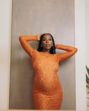 Ashley Blaine Featherson Instagram - Closer To God Than I’ve Ever Been🤍✨

We’ve Come A LONG WAY Baby Girl & I Can’t Wait To Embark On Our Earth-Side Journey Together. I Have No Doubt That We Were Made For One Another! Oh, The Places We’ll Go My Forever My Girl!