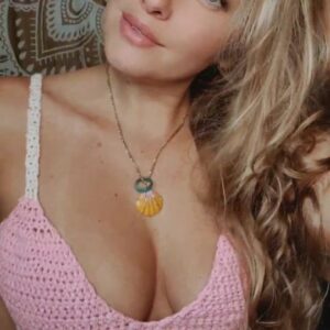 Ashley Hobbs Instagram - Thinking of making more crochet tops. Can I make you one??