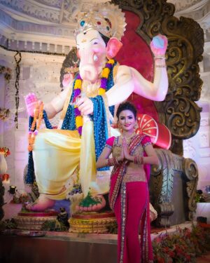 Ashna Kishore Instagram - Bappa Aale 🥹💗Ganpati Bappa Moreya🙏🏻😇🧿✨
Happy Ganesh Chaturthi everyone 😇🙌🏻💗