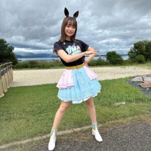 Ayaka Ohashi Instagram - 今日は⚡️イナズマロックフェス 2024⚡️にウマ娘のウオッカ役で出走いたしました🐎

ウマ娘初の野外フェス！！
楽しかったです✨(スタッフ)

#イナズマロックフェス 
#ウマ娘 
#大橋彩香